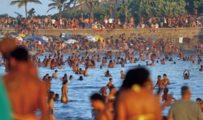 브라질, 체감 62.3도 폭염 뒤 300mm폭우