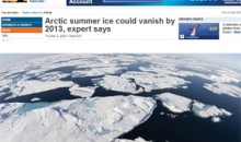 북극 빙하, 2013년엔 사라진다