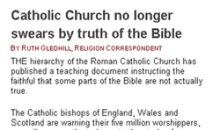 천주교 주교들 ‘성경 일부에 오류있다’